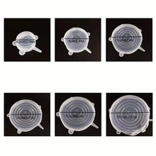 Load image into Gallery viewer, 6-Pieces: Reusable Durable Food Storage Bowl Lids

