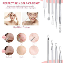 Load image into Gallery viewer, 6-Pieces Set: Blackhead Remover Comedones Extractor Acne Removal Kit
