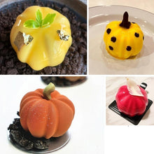 将图片加载到图库查看器，6 Pumpkin Silicone Cake Mold For Chocolate Ice Cream Decorating Pudding Dessert Tools Bakeware Baking Silicone Cake Molds For Baking 3D Pumpkin Silicone Mold For Party
