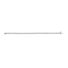Load image into Gallery viewer, .925 Sterling Silver 3.0 Cttw Lab Grown Diamond Illusion-Set Miracle Plate Tennis Bracelet (G-H Color, VS1-VS2 Clarity) - Size 7.25"
