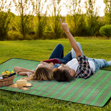 将图片加载到图库查看器，60" x 78" Foldable Waterproof Picnic Blanket with Strap
