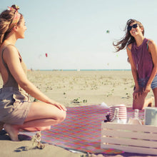 将图片加载到图库查看器，60" x 78" Foldable Waterproof Picnic Blanket with Strap
