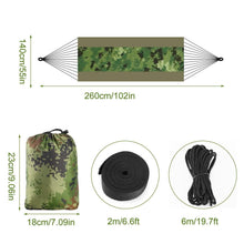 Load image into Gallery viewer, 600lbs Load 2 Persons Hammock with Mosquito Net
