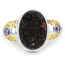 将图片加载到图库查看器，4.74 Carat Genuine Multi Stones .925 Sterling Silver Ring

