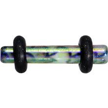 Load image into Gallery viewer, Green Blue Acrylic Mermaid Scale Straight Plug Set 14G to 8G
