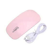 Load image into Gallery viewer, 6W UV LED Nail Lamp – USB Portable Gel Curing Light
