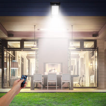 将图片加载到图库查看器，60LEDs Solar PIR Motion Sensor Remote Control Wireless Lamp
