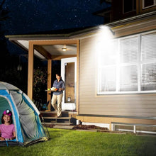 将图片加载到图库查看器，60LEDs Solar PIR Motion Sensor Remote Control Wireless Lamp
