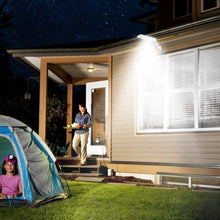 将图片加载到图库查看器，60LEDs Solar PIR Motion Sensor Remote Control Wireless Lamp
