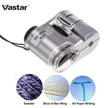 将图片加载到图库查看器，60X Handheld Magnifying Glass Mini Pocket Microscope
