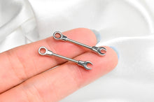 Load image into Gallery viewer, 14G 13mm Combo Wrench Barbell Nipple Ring Set
