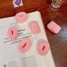 Load image into Gallery viewer, 6/12 Pcs Women Girl Cute Knitting Solid Scrunchies Rubber Band Children Soft Elastic Hair Bands Colorful Large Hair Ties, Strong Elastic Hair Bobbles for Ponytail Holder Sweet Hair Accessories Set
