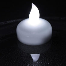 将图片加载到图库查看器，6/12PCS Floating Candle Lights LED Floating Candles Flameless Tea Lights Warm Yellow Battery Operated Waterproof Decoration for Wedding Thanksgiving Christmas Waterproof Flameless on Water Candles LED Tea Light Wedding Party Decorative
