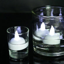 将图片加载到图库查看器，6/12PCS Floating Candle Lights LED Floating Candles Flameless Tea Lights Warm Yellow Battery Operated Waterproof Decoration for Wedding Thanksgiving Christmas Waterproof Flameless on Water Candles LED Tea Light Wedding Party Decorative
