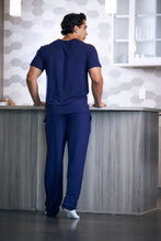 Load image into Gallery viewer, Men's Soft Bamboo Lounge Pajama Set - Short Sleeve Top &amp; Pants
