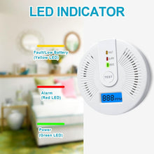 Load image into Gallery viewer, Portable Carbon Monoxide Detector – Battery-Operated CO Alarm
