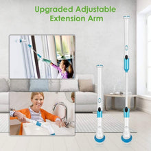 Load image into Gallery viewer, Electric Spin Scrubber Cordless Scrubber Brush with Long Handle
