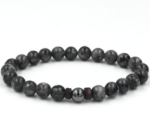 将图片加载到图库查看器，Epic Legendary Volcanic Stone Bracelet For Men And Women Lava Stone Stretch Yoga Bead Bracelet
