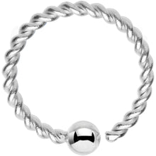 Load image into Gallery viewer, 16G 3/8" So Twisted Captive Style Seamless Ring
