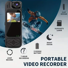 将图片加载到图库查看器，Premium Portable Body Camera Recorder – HD, SD Card Compatible
