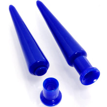 Load image into Gallery viewer, Blue 2 in 1 Interchangeable Screw Fit Plug and Taper Set

