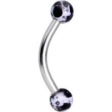 Load image into Gallery viewer, 5/16 Color Splash Curved Eyebrow Ring Set of 4
