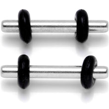 Load image into Gallery viewer, Stainless Steel Micro Straight Plug Set 14G to 8G
