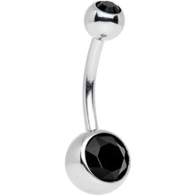 Load image into Gallery viewer, Black Gem Cosmic Treasure Trove Belly Ring Set of 4
