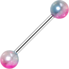 Load image into Gallery viewer, Multi Color Fun Fade Barbell Tongue Ring Set of 4
