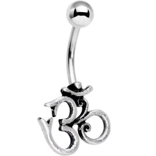 Load image into Gallery viewer, Aqua Gem Spiritual Zen Lotus Flower Belly Ring Set of 4
