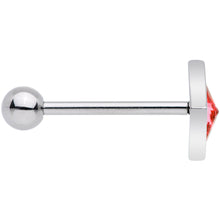 将图片加载到图库查看器，Rainbow Gem Rhombus Barbell Tongue Ring
