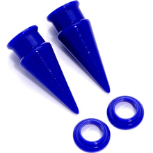 Load image into Gallery viewer, Blue 2 in 1 Interchangeable Screw Fit Plug and Taper Set
