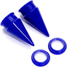Load image into Gallery viewer, Blue 2 in 1 Interchangeable Screw Fit Plug and Taper Set
