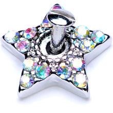 将图片加载到图库查看器，14G Aurora Gem 10mm Five Point Star Dermal Top
