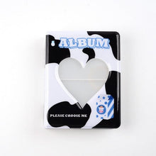 将图片加载到图库查看器，64 Pockets 3 Inches Photo Album Card Holder Receipt Storage Hollow Love Heart Photo Holder Business Card Bag Kpop Photocard Holder Book Polaroid Book Album Gifts For Valentines Day
