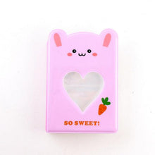 将图片加载到图库查看器，64 Pockets 3 Inches Photo Album Card Holder Receipt Storage Hollow Love Heart Photo Holder Business Card Bag Kpop Photocard Holder Book Polaroid Book Album Gifts For Valentines Day
