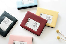 Load image into Gallery viewer, 64 Pockets Mini Instant Polaroid Photo Album Picture Case for Mini Film 7s 8 25 50s 90 Mini Polaroid Album Refillable Notebook Photo Album Valentines Day Gift Anniversary Gift
