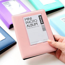 Load image into Gallery viewer, 64 Pockets Mini Instant Polaroid Photo Album Picture Case for Mini Film 7s 8 25 50s 90 Mini Polaroid Album Refillable Notebook Photo Album Valentines Day Gift Anniversary Gift
