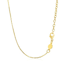 Load image into Gallery viewer, 14k Yellow Gold Necklace with Polished Curved Bar Pendant
