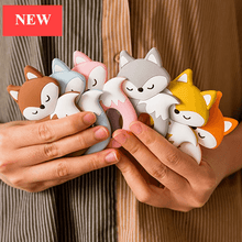 将图片加载到图库查看器，New Sets Baby Silicone Teether Rodent Silicone Animal Fox Teeth Chew Children Goods
