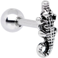 Load image into Gallery viewer, 16G 1/4 Alligator Ally Tragus Cartilage Earring

