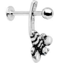 Load image into Gallery viewer, Bumble Bee Dangle Cartilage Tragus Helix Piercing

