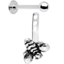 Load image into Gallery viewer, Bumble Bee Dangle Cartilage Tragus Helix Piercing
