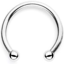 Load image into Gallery viewer, 16G Blue Faux Opal Twisted Horseshoe Clip On Fake Septum Ring Set
