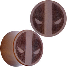 Load image into Gallery viewer, Licensed Marvel Deadpool Sawo Wood Saddle Plug Set
