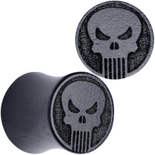 Load image into Gallery viewer, Licensed Marvel Punisher Iron Wood Saddle Plug Set
