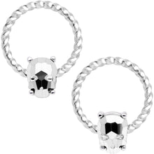 Load image into Gallery viewer, 14G Sugar Skull Mask Twisted BCR Captive Nipple Ring Set of 4
