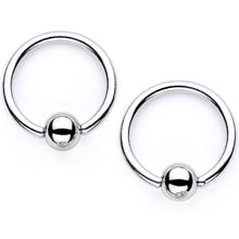 Load image into Gallery viewer, 14G Sugar Skull Mask Twisted BCR Captive Nipple Ring Set of 4
