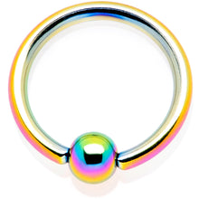 将图片加载到图库查看器，16G 5/16 Rainbow Anodized BCR Captive Ring
