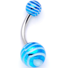 Load image into Gallery viewer, Parade of Color Stripes Party Pack Belly Ring Set of 4
